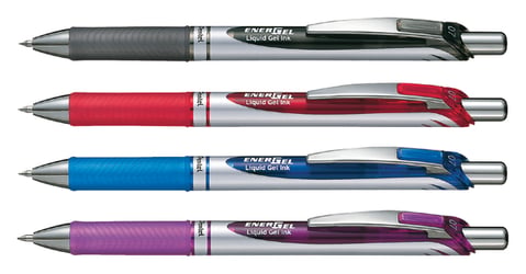 Gelschrijver Pentel BL77 Energel medium rood