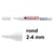 Lakmarker edding 750 2-4mm wit/pk10