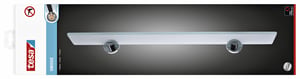 Planchet tesa® Smooz glas hoogglans verchroomd metaal zelfklevend
