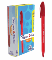 Balpen Paper Mate Inkjoy 100 medium rood