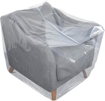 Plastic meubelhoezen 180 x 130 cm - LDPE transparant 50 my