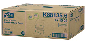 Papieren handdoekjes Tork 1-laags Multifold Tork 471093