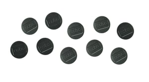 Magneet Nobo 32mm 800gr zwart 10stuks