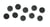 Magneet Nobo 32mm 800gr zwart 10stuks
