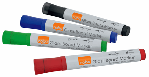 VILTSTIFT NOBO GLASBORD ASSORTI artikel afbeelding