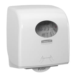 Aquarius™ Slimroll™-rolhanddoekdispenser voor 1 rol kunststof, wit