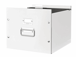 Hangmappenbox Leitz Click & Store WOW gerecycled karton 357x285x367mm wit