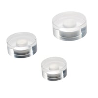Designmagneet voor glasboards, VE = 12 stuks Ø 20 mm, transparant