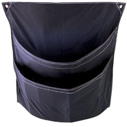 Racksack® voor transportwagens met 2 vakken blauw, VE = 5 stuks