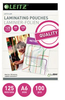 Lamineerhoes Leitz ILAM A6 2x125micron EVA 100 stuks
