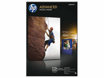 FOTOPAPIER HP Q8691A 10CMX15CM 250GR GLANS artikel afbeelding