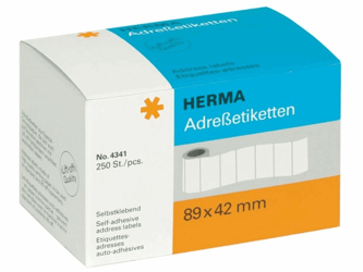 ETIKET HERMA ADRES 4341 89X42MM 250ST artikel afbeelding