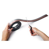 DURAFIX® ROLL zelfklevende magneetstrook 5 m op een rol, VE = 2 stuks zilverkleurig