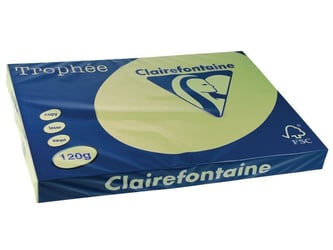 Clairefontaine Trophée Papier, A3, 120 g/m², Golfgroen (pak 250 vel)