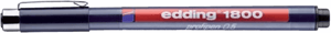 Fineliner edding 1800 zwart 0.5mm