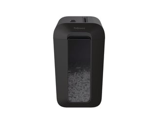 Fellowes Powershred® LX65 Papierversnipperaar, P4 Cross-Cut snippers, 10 vellen, Zwart artikel afbeelding