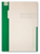 Trias binnenmap afmeting 31x22,5cm. Kleur lichtgroen. artikel afbeelding