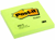 Post-it® Notitieblok Neon Mono Colour Pack 76 x 76 mm, neongroen (pak 6 x 100 vel) artikel afbeelding