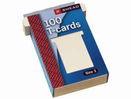 T-kaart Djois formaat 3 77mm beige 100 stuks