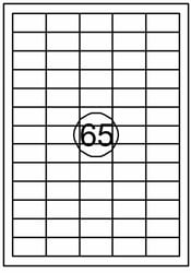 Etiket Quantore 38X21.2mm 975stuks artikel afbeelding