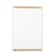 Whiteboard NATURAL frame in houtlook, bord wit b x h = 1000x1500 mm