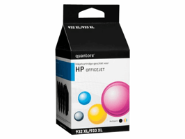 Inktcartridge Quantore alternatief tbv HP C2P42AE 932XL + 933XL zwart + kleur