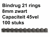 BINDRUG FELLOWES 8MM 21RINGS A4 ZWART artikel afbeelding