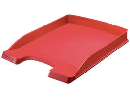 Leitz Plus Slim Brievenbak, Polystyreen, 255 x 37 x 357 mm, Rood