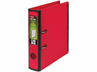 Staples Better binder ordner Rugbreedte 80 mm, rood artikel afbeelding