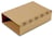 Schuif schuimdoos 350x280x80mm, kleur bruin