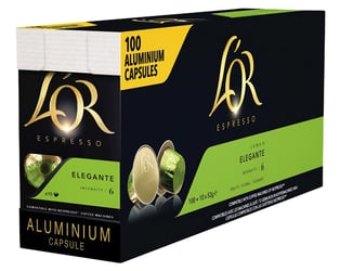 Koffiecups Douwe Egberts L'Or Lungo Elegante 100 stuks artikel afbeelding