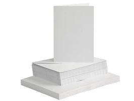 Creotime Kaart/envelop 105x150mm/115x165mm wt/50 (pak 50 sets)