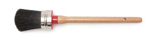 Ronde kwast, zwart haar