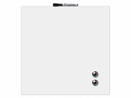 Whiteboard Nobo tegel 36x36cm wit magnetisch