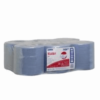 Kimberly Clark Wypall L10 poetsdoek, 1-laags, kleur blauw. Verpakt per 6rol