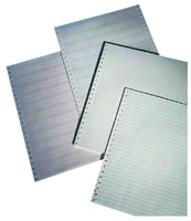 Computerpapier 240x12" blanco LP 2V 60/57gr 1000vel