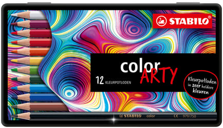 Kleurpotloden STABILO Color Arty blik à 12 stuks artikel afbeelding