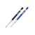 Gelpenvulling Parker zwart 0.7mm blister à 2 stuks