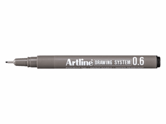 FINELINER ARTLINE TECHNISCH 0.6MM ZWART artikel afbeelding