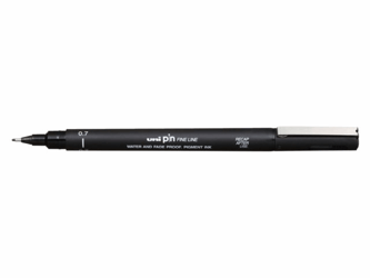 FINELINER UNIBALL PIN 0.7MM ZWART artikel afbeelding