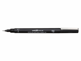 Fineliner Uni-ball Pin 0.7mm zwart