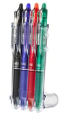 Rollerpen Pilot Frixion Set2Go Clicker 0.35mm set à 4 stuks basis ass