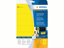Etiket HERMA 8029 99.1x42.3mm weerbestendig geel 300 stuks