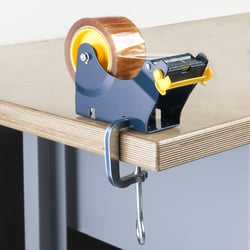 Tafelafroller voor zelfklevend plakband met tafelklem voor bandbreedtes tot 50 mm