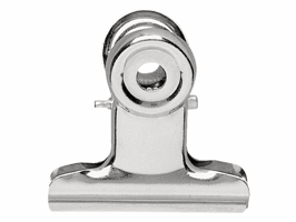 Papierklem MAUL Bulldog 70mm capaciteit 40mm zilver 5 stuks