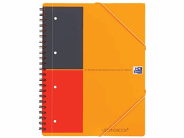 Oxford Meetingbook van 80 g/m² gesatineerd papier (optik papier) (pak 5 stuks)