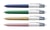 Balpen Bic 4 kleuren wood medium assorti