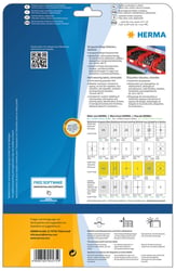 Etiket HERMA 4575 99.1x67.7mm folie wit 160 etiketten