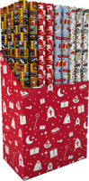 Inpakpapier Sint 200x70cm assorti