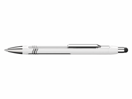 Balpen Schneider stylus Epsilon Touch extra breed wit/zilver